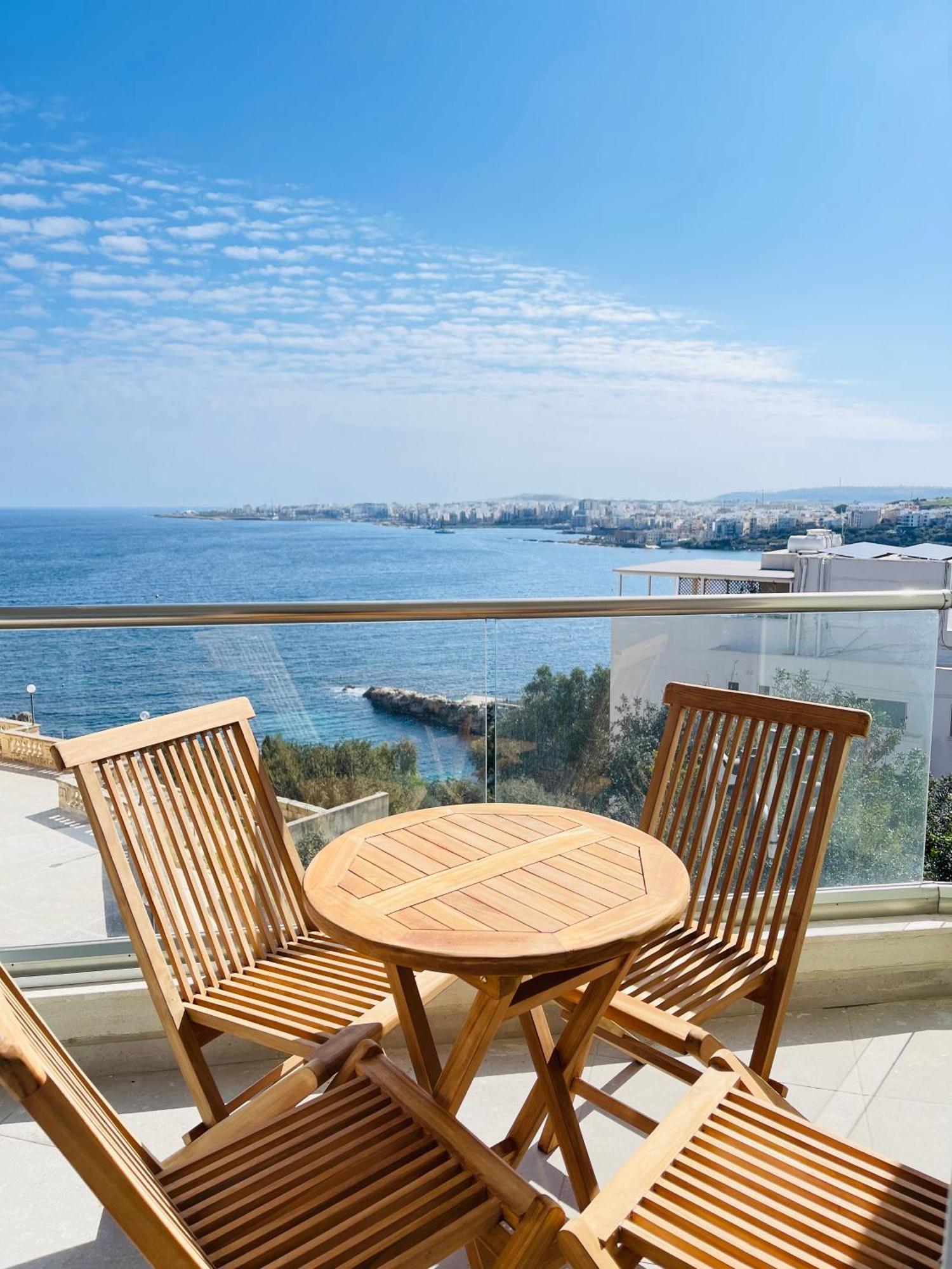 Blu Mar Sea View Apartments San Pawl il-Baħar Eksteriør bilde