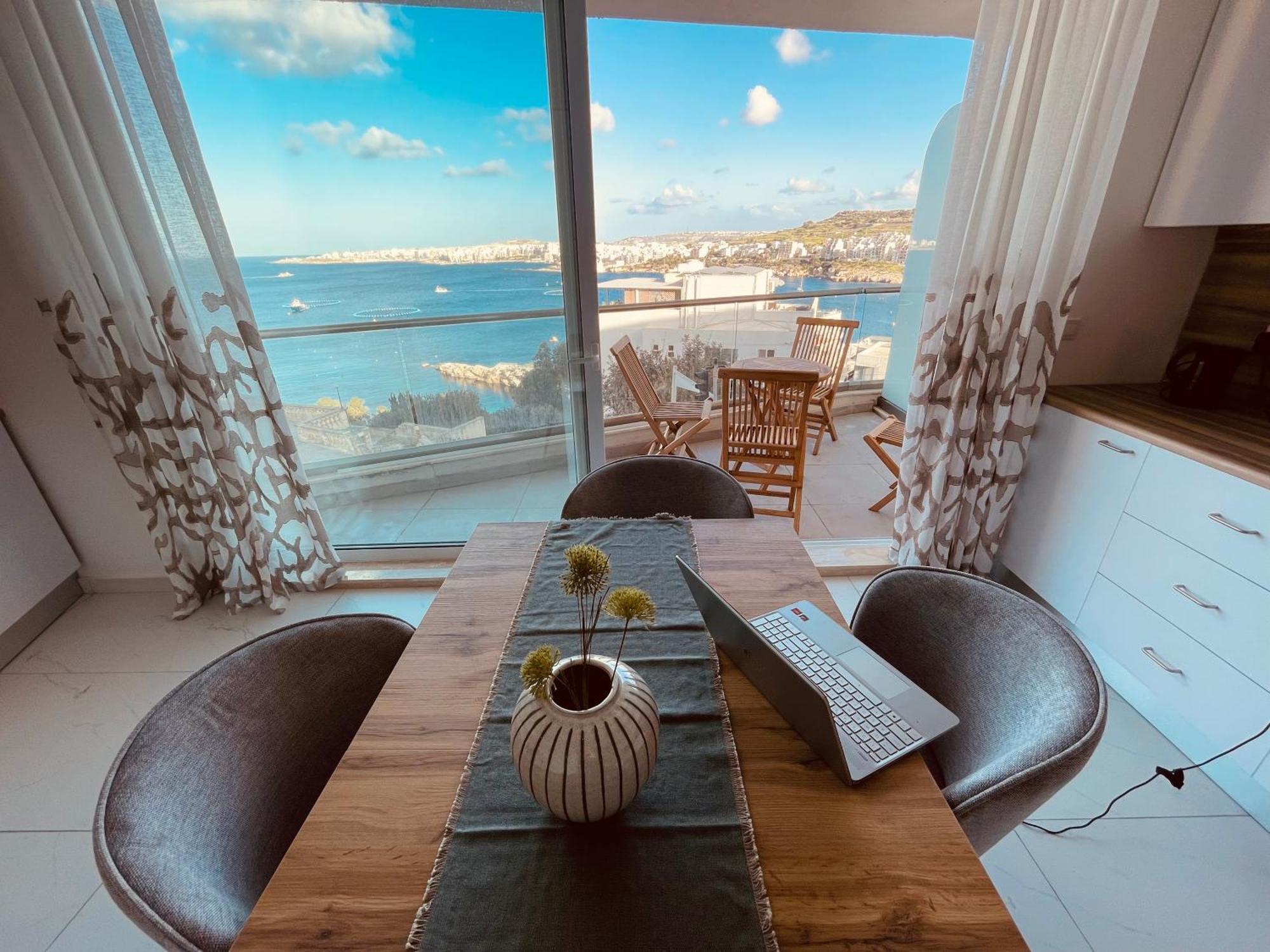 Blu Mar Sea View Apartments San Pawl il-Baħar Eksteriør bilde