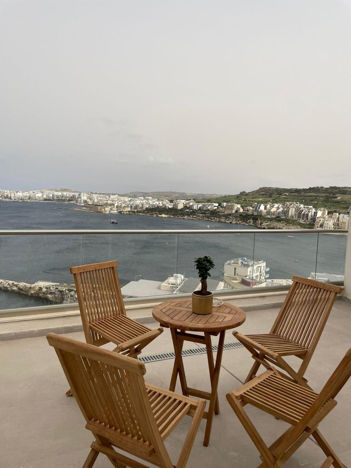 Blu Mar Sea View Apartments San Pawl il-Baħar Eksteriør bilde