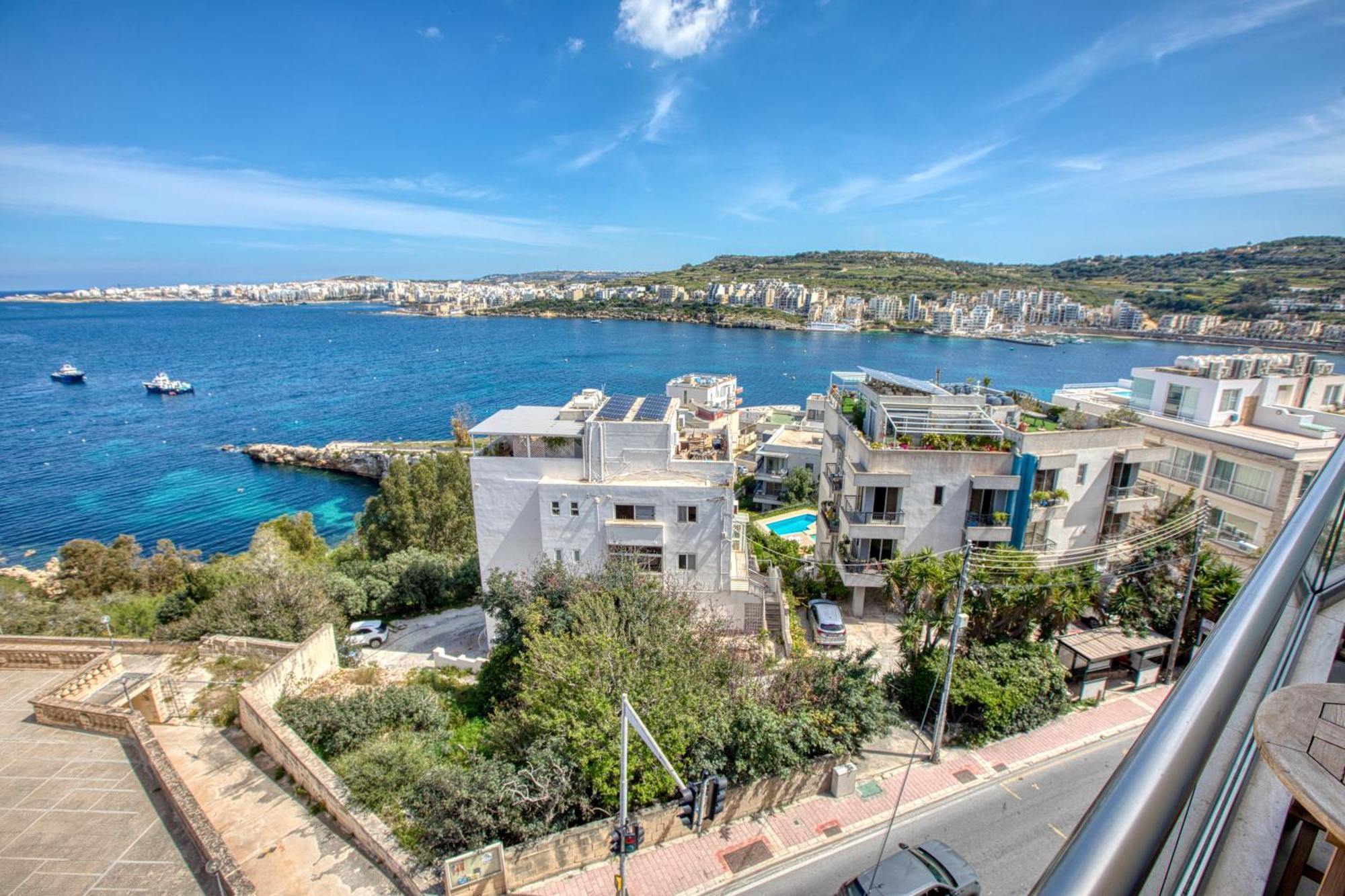 Blu Mar Sea View Apartments San Pawl il-Baħar Eksteriør bilde