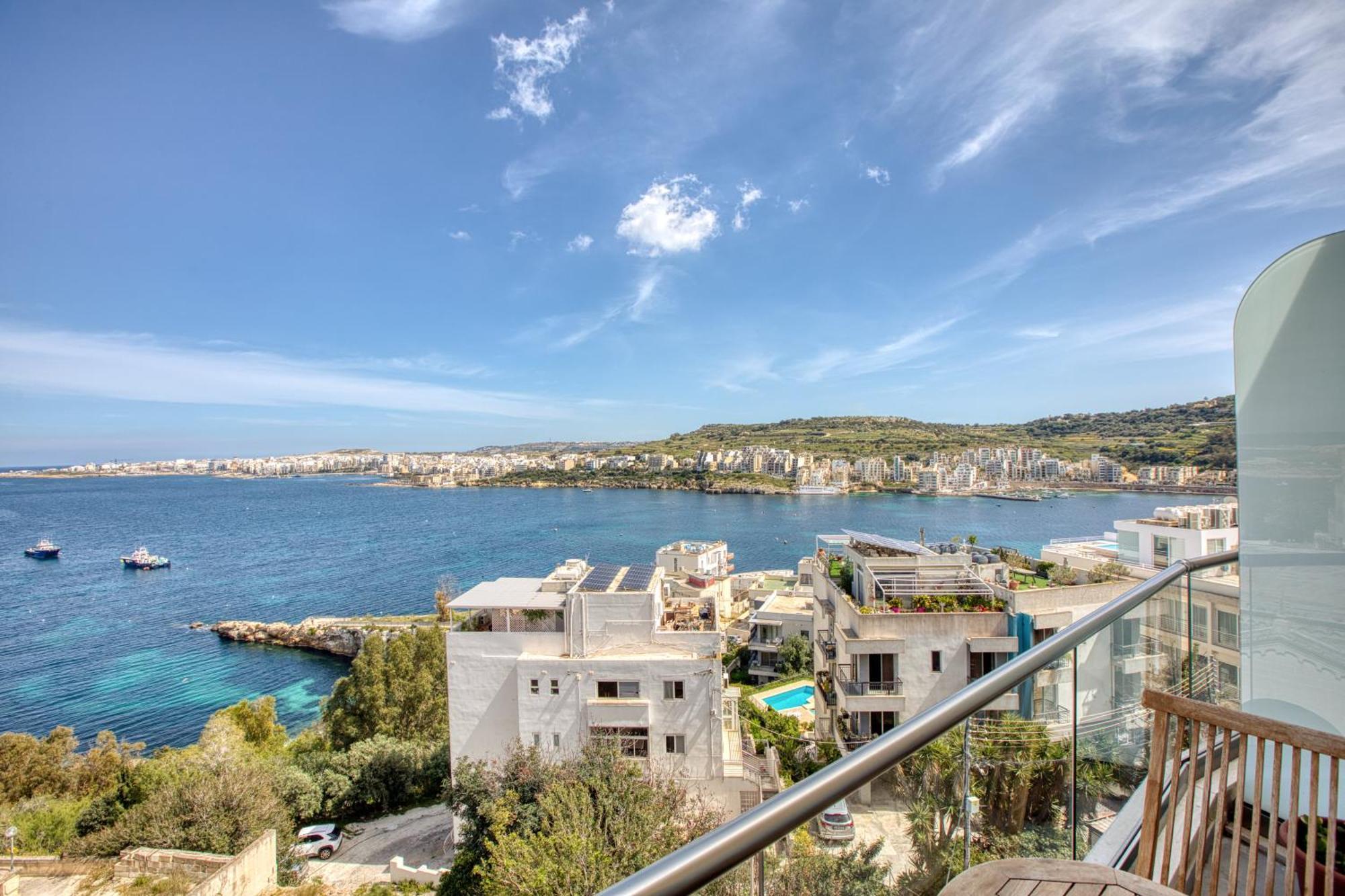 Blu Mar Sea View Apartments San Pawl il-Baħar Eksteriør bilde
