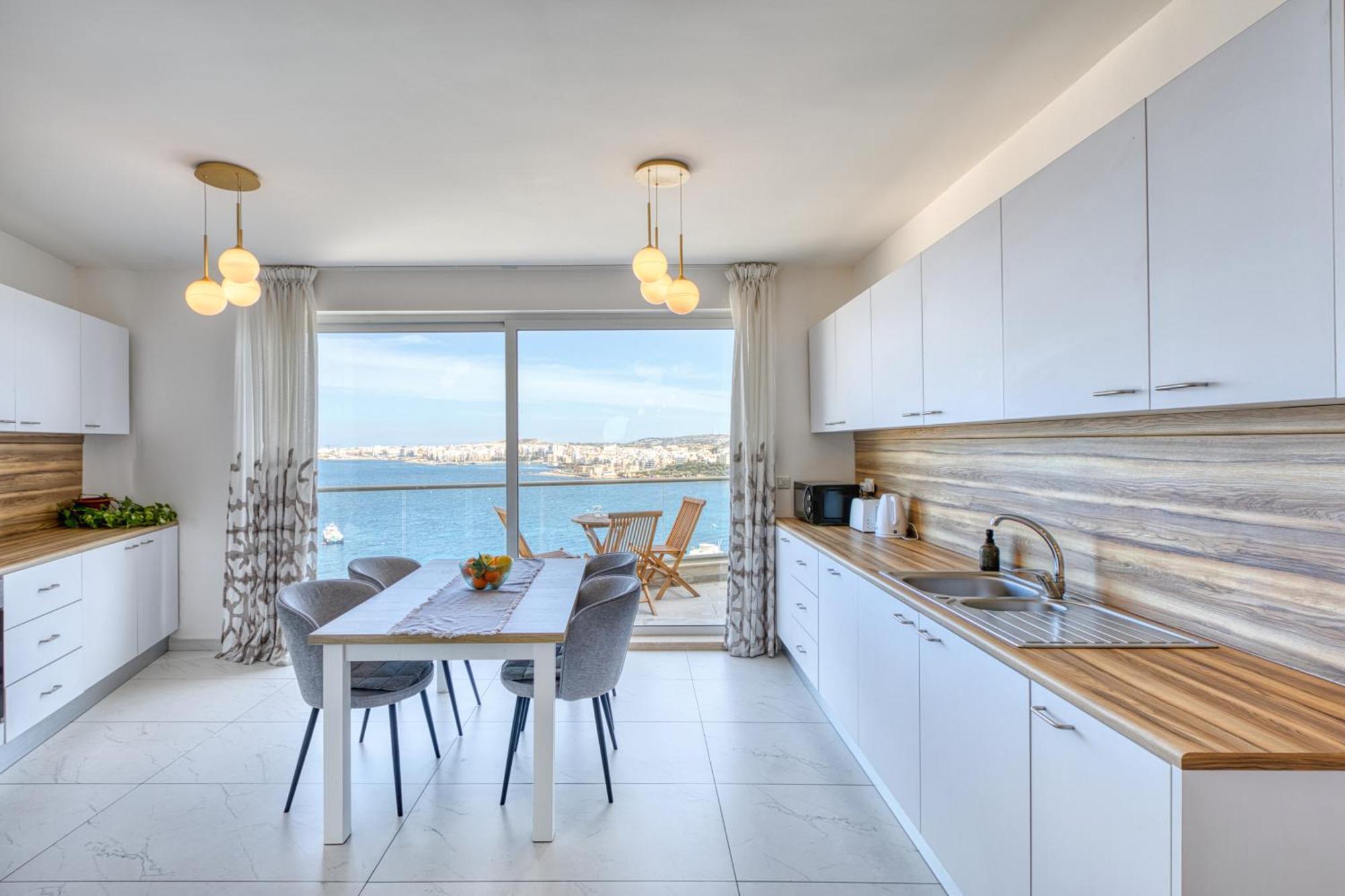 Blu Mar Sea View Apartments San Pawl il-Baħar Eksteriør bilde