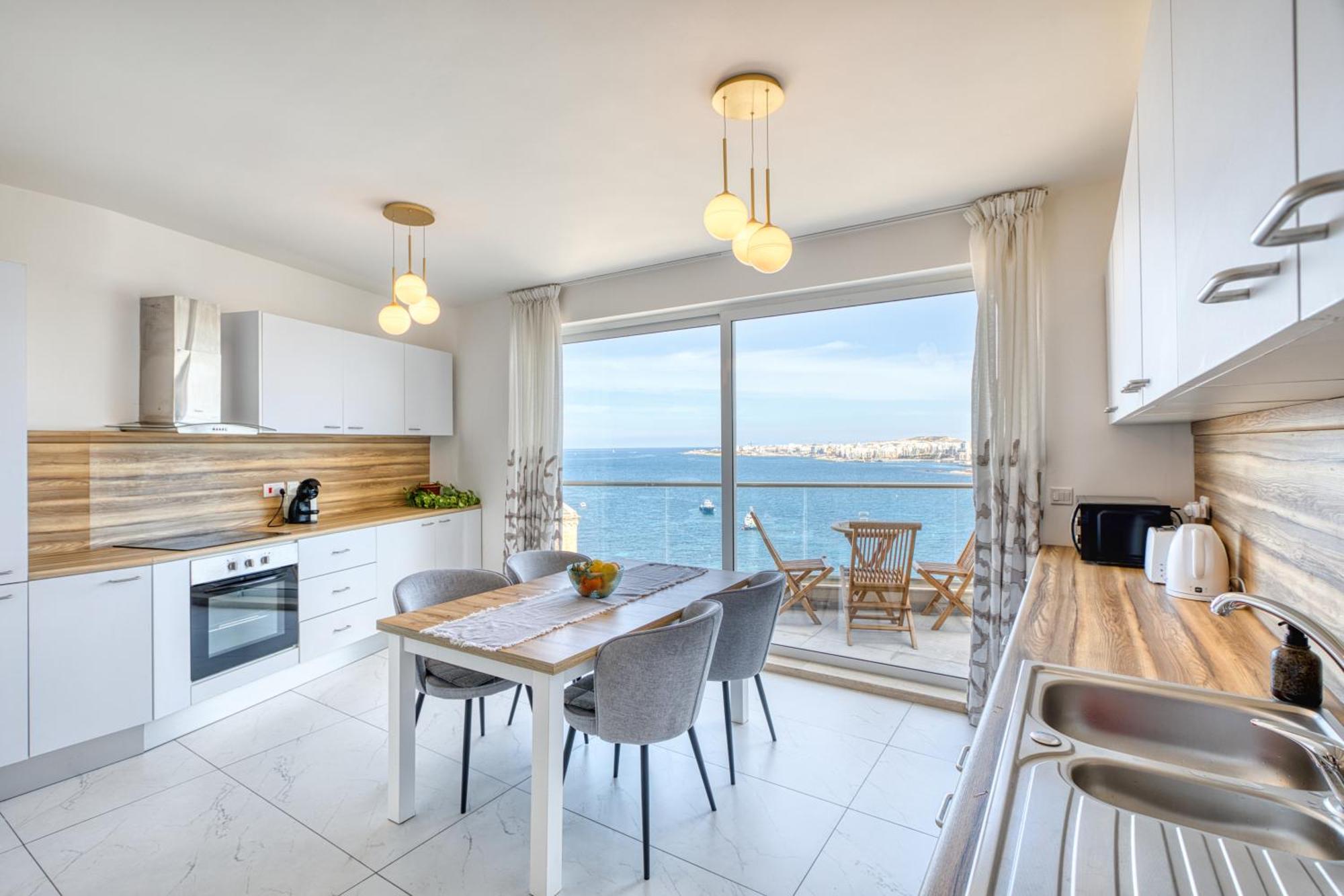 Blu Mar Sea View Apartments San Pawl il-Baħar Eksteriør bilde